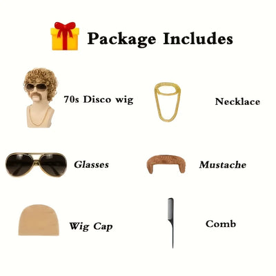 Déguisement Beauf Disco - Livraison express