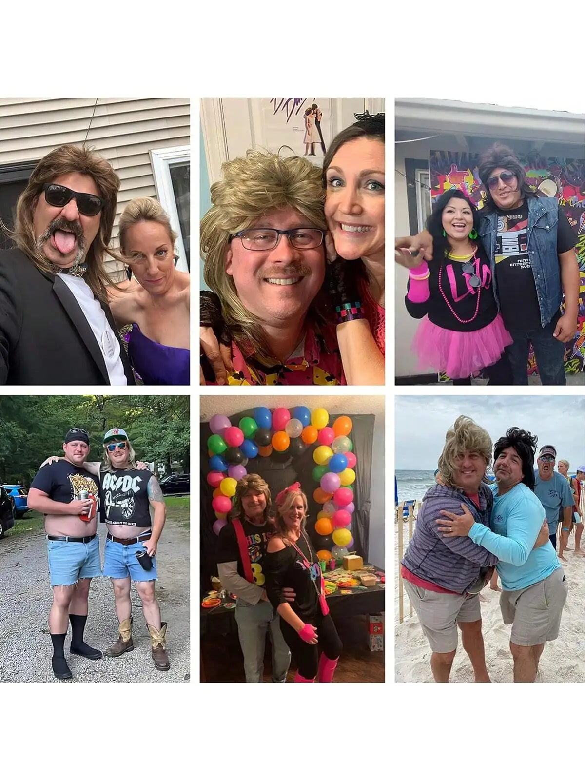 Perruque coupe mulet Jacky