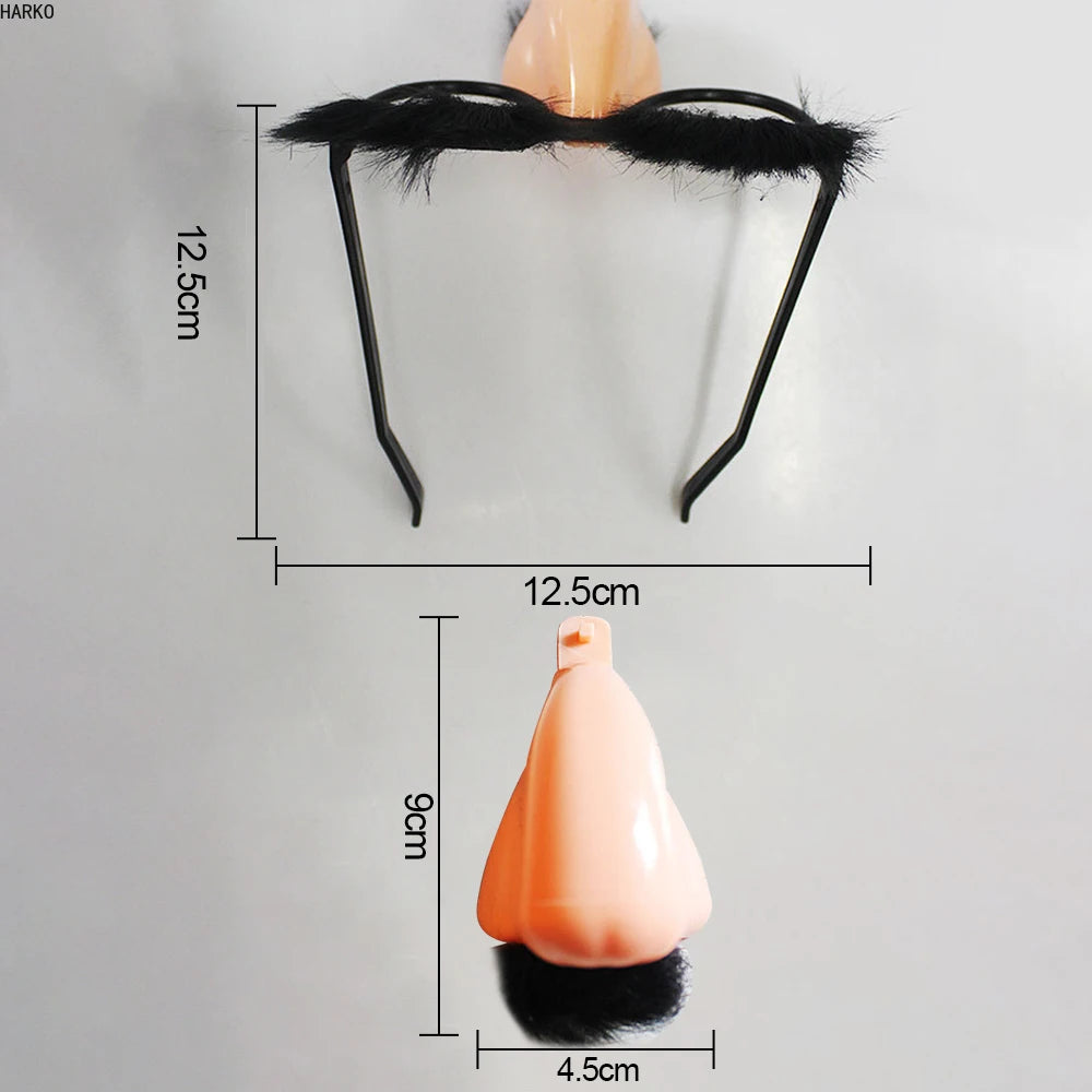 Mustache glasses, the timeless disguise.