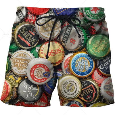 cadeau short biere de plage