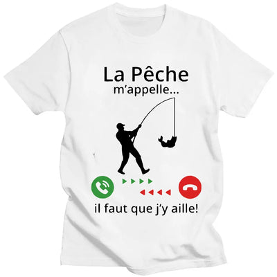 t shirt la peche m'appelle
