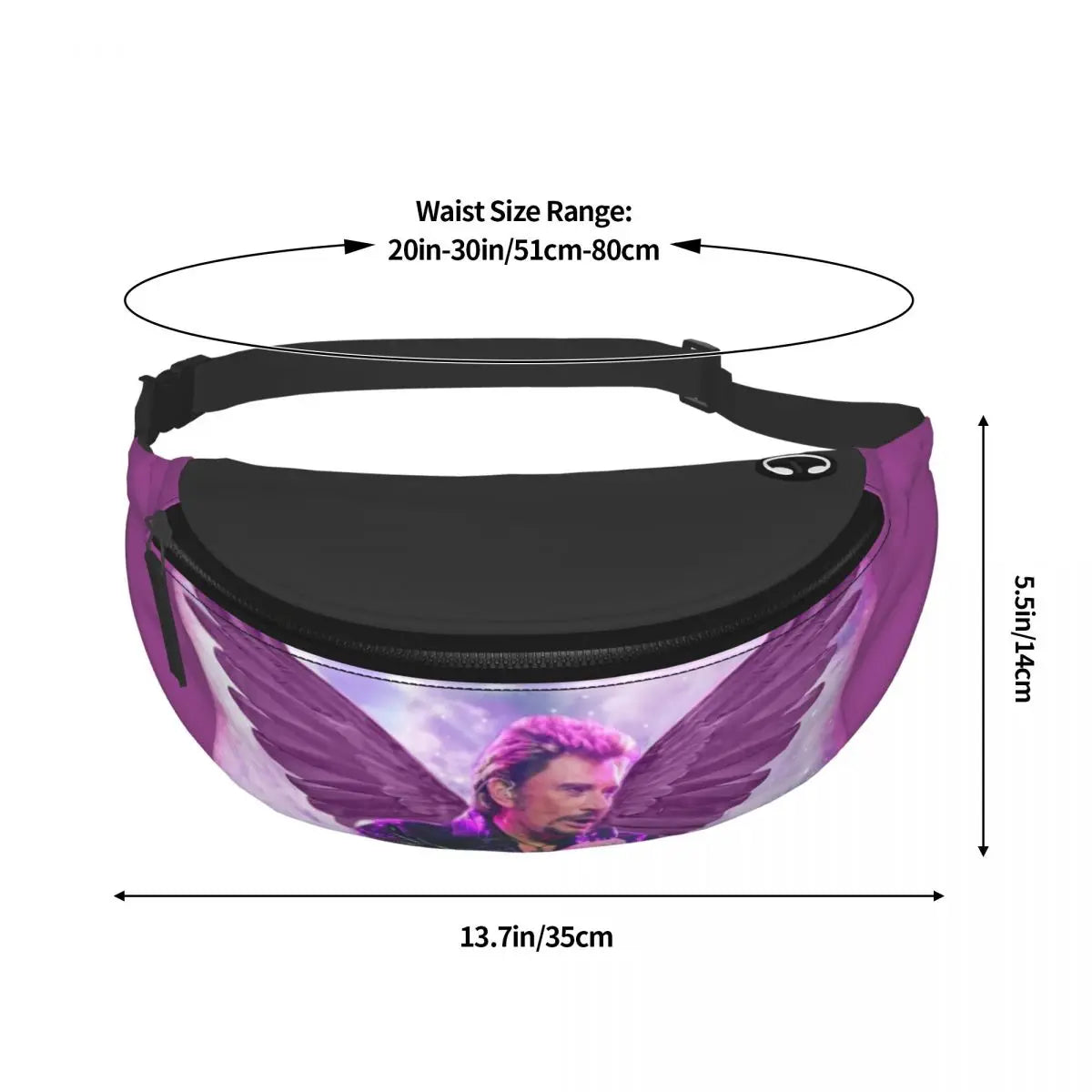 Sac Banane Johnny Hallyday de Beauf