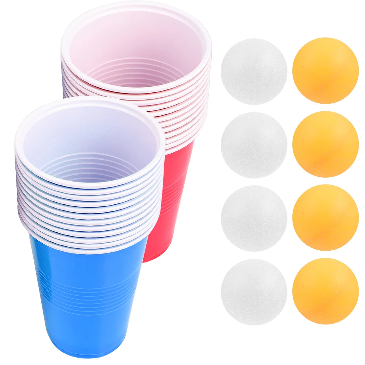 Verres beer Pong avec balles