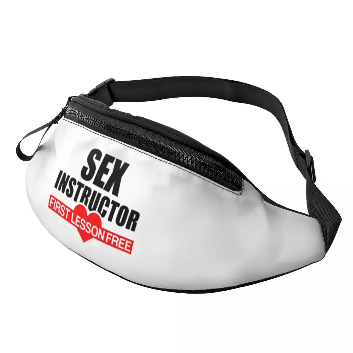 Banane blanche drle "Sex Instructor" Sac ceinture beauf par excellence La Beaufitude Banane blanche drle "Sex Instructor" Sac ceinture beauf par excellence La Beaufitude