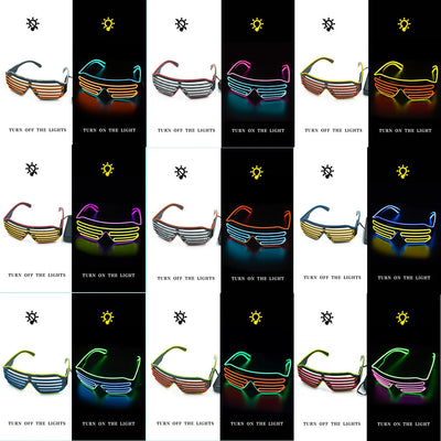 Lunettes lumineuses de soirée