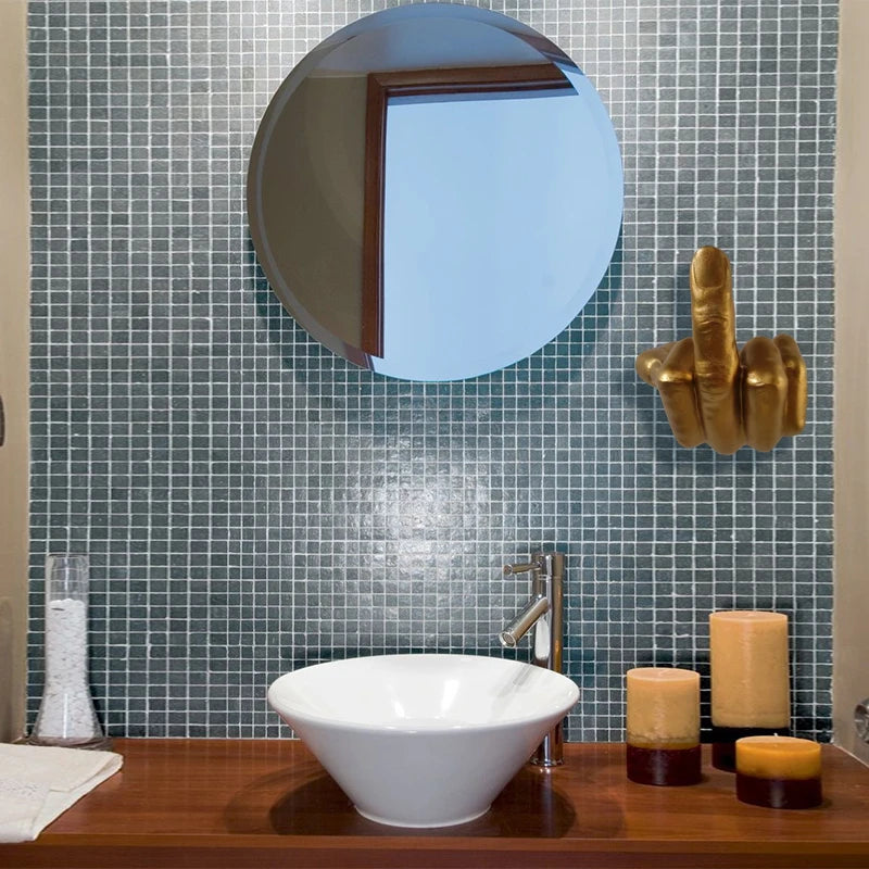 Support papier toilette doigt d'honneur