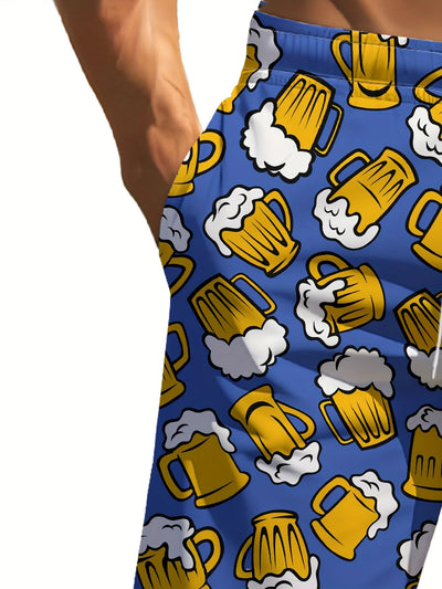 Short de Plage - Déco Bières - Livraison express