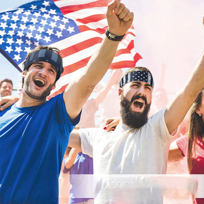 bandeau etats unis cheveux déguisement