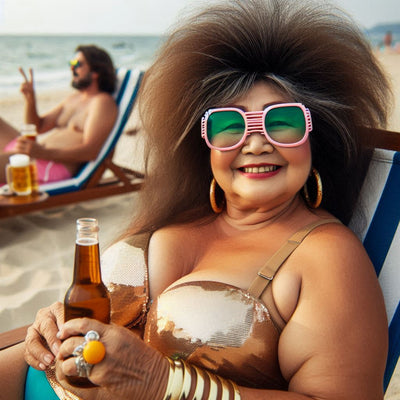 femme à la plage beauf la beaufitude