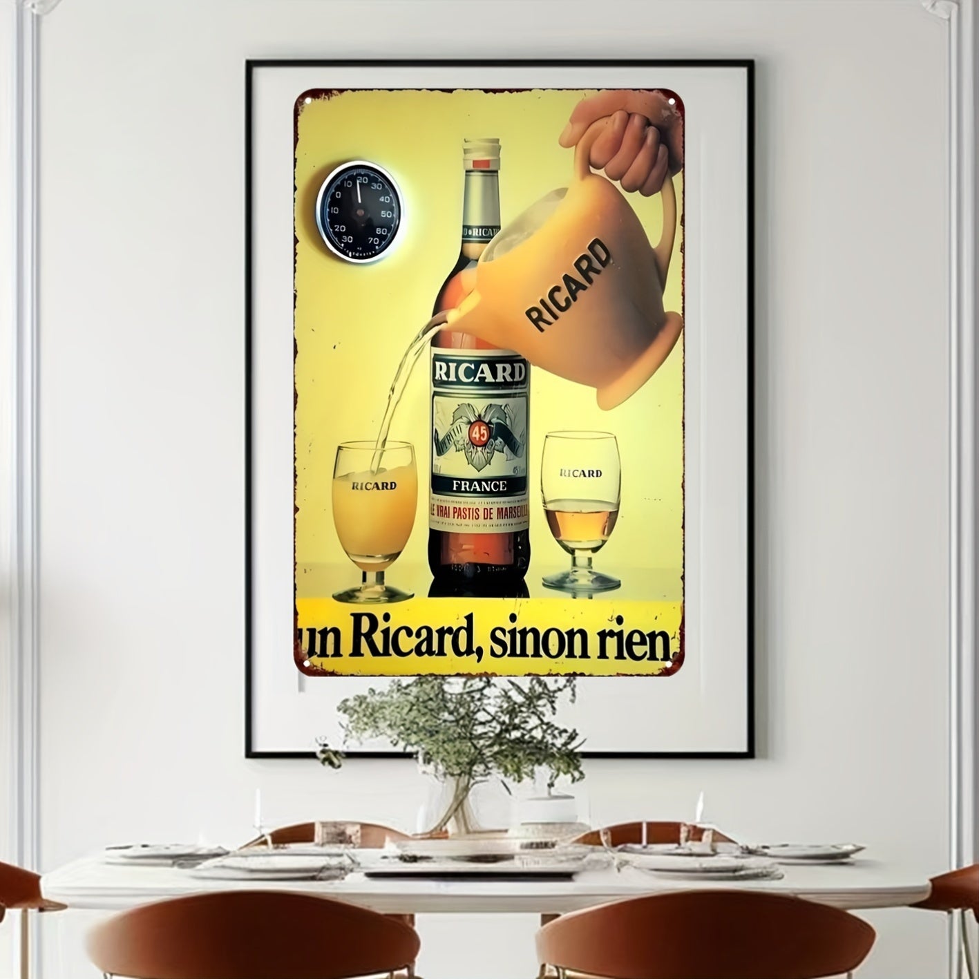 Plaque Vintage ricard en livraison express