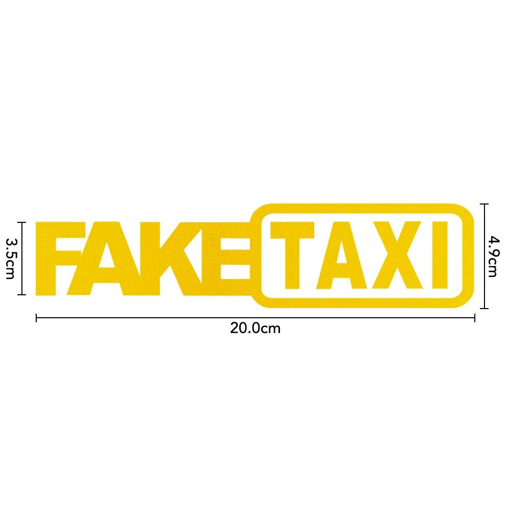 Sticker FAKETAXI - Autocollant voiture