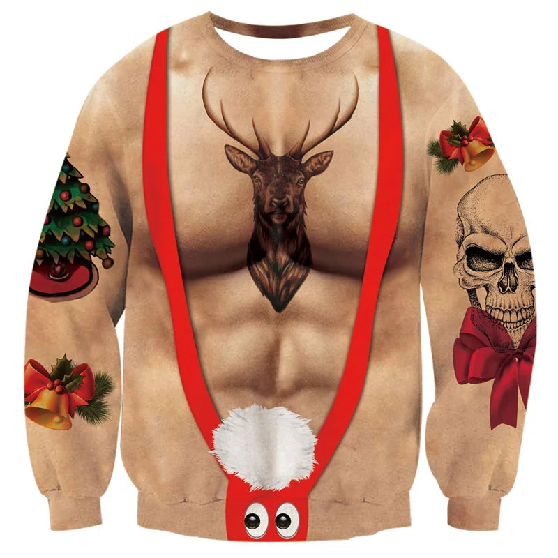 pull de noel ringard drole