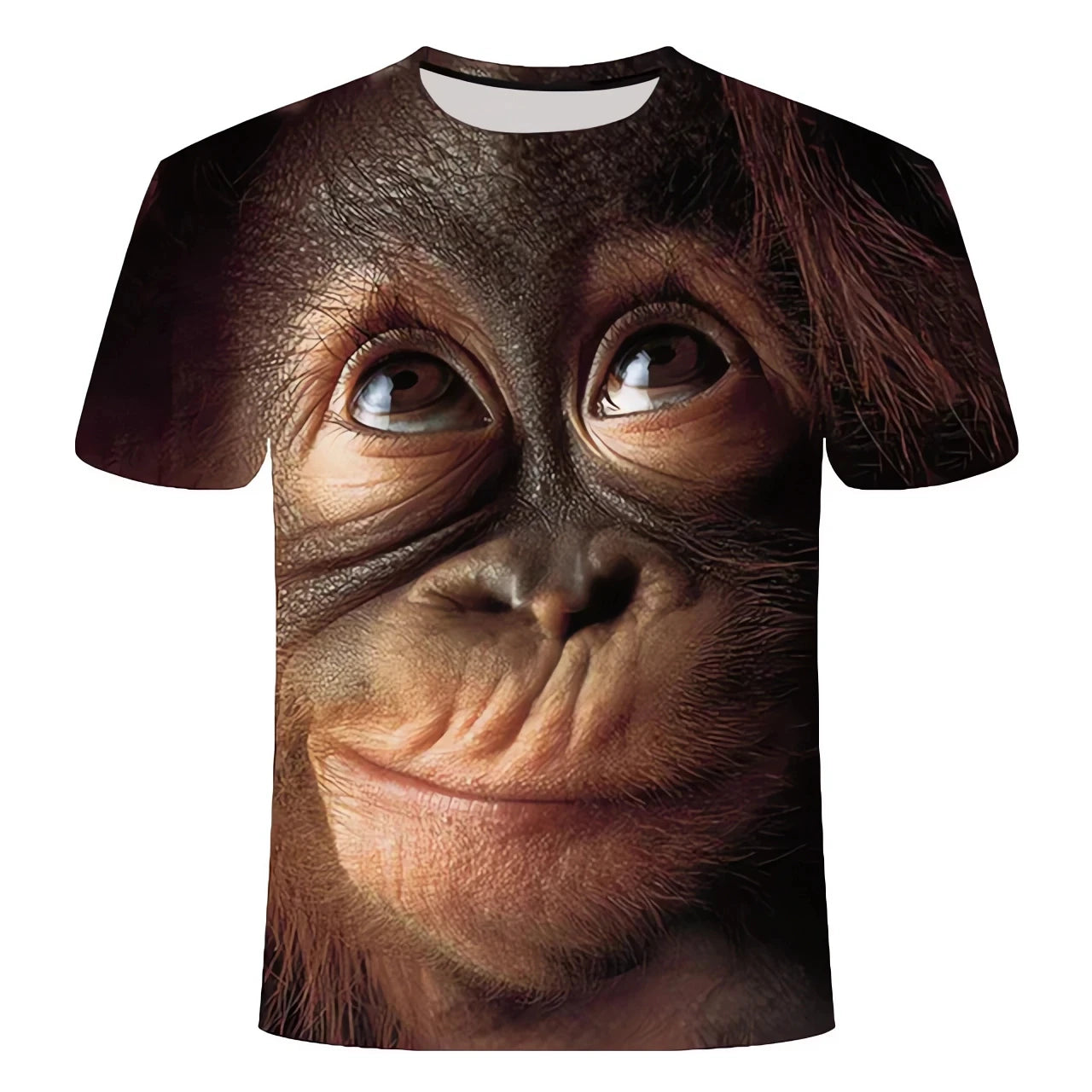 t shirt singe qui sourit