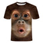 t shirt tete de singe