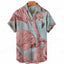 Chemise hawaïenne flamant rose