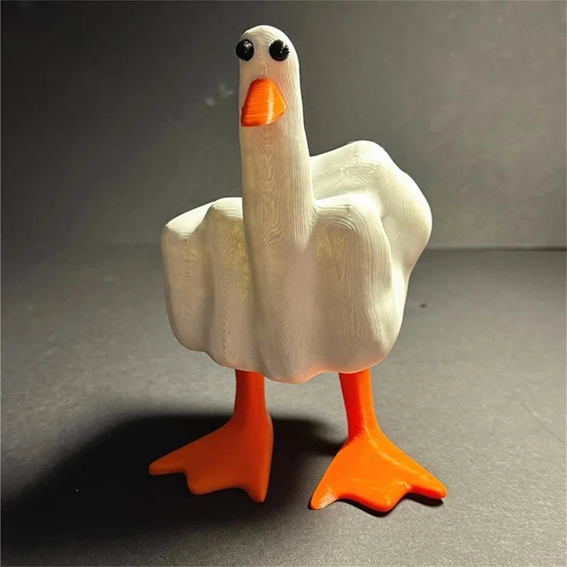 Décoration de jardin beauf : le canard fuck