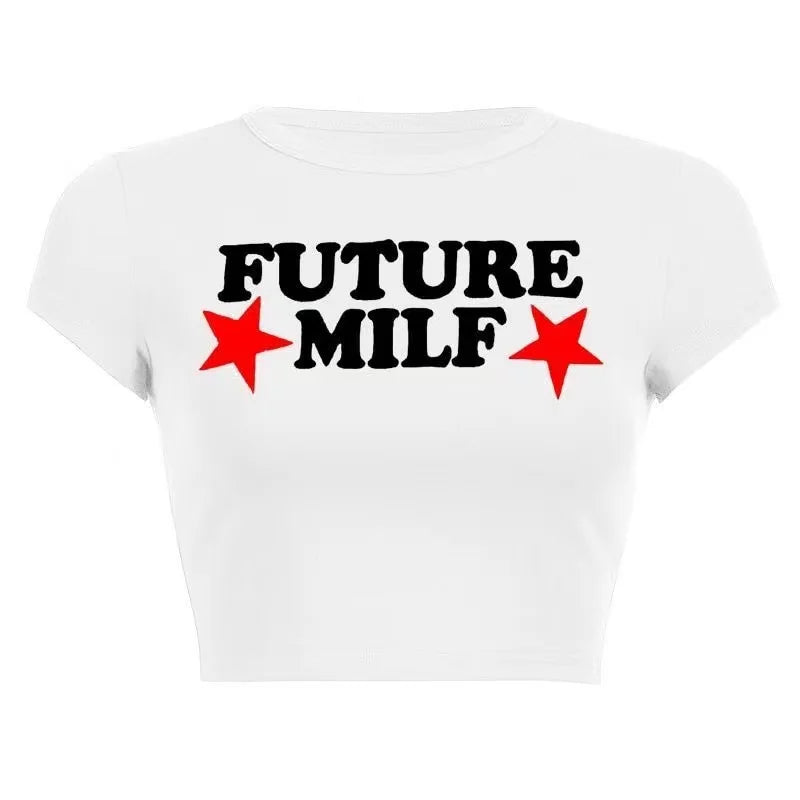 T-shirt future milf femme