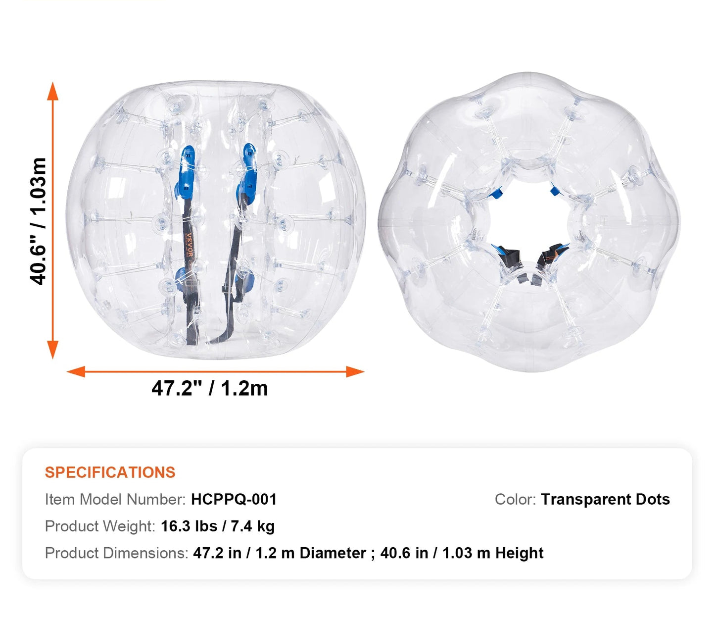 Boule Gonflable pour combat - Jeu Foot XXL