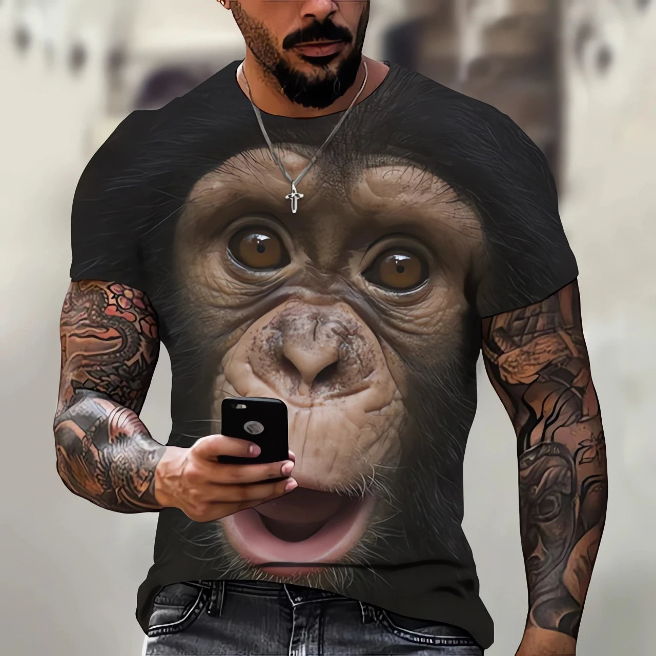 T-shirt imprimé animaux