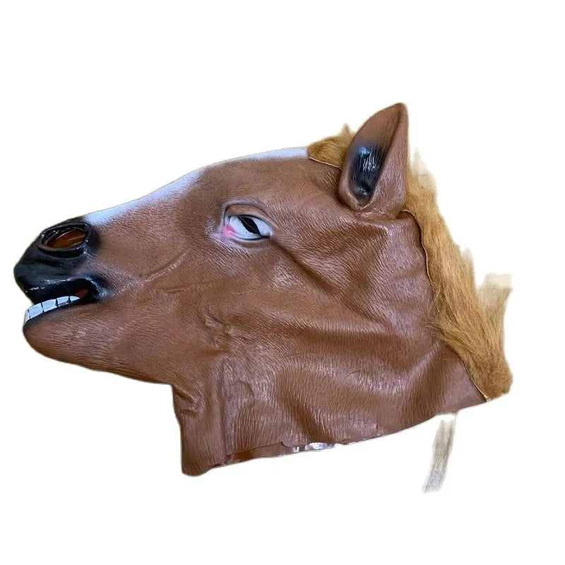Masque tête de cheval prank