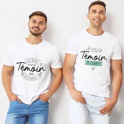 T-shirt témoins mariage