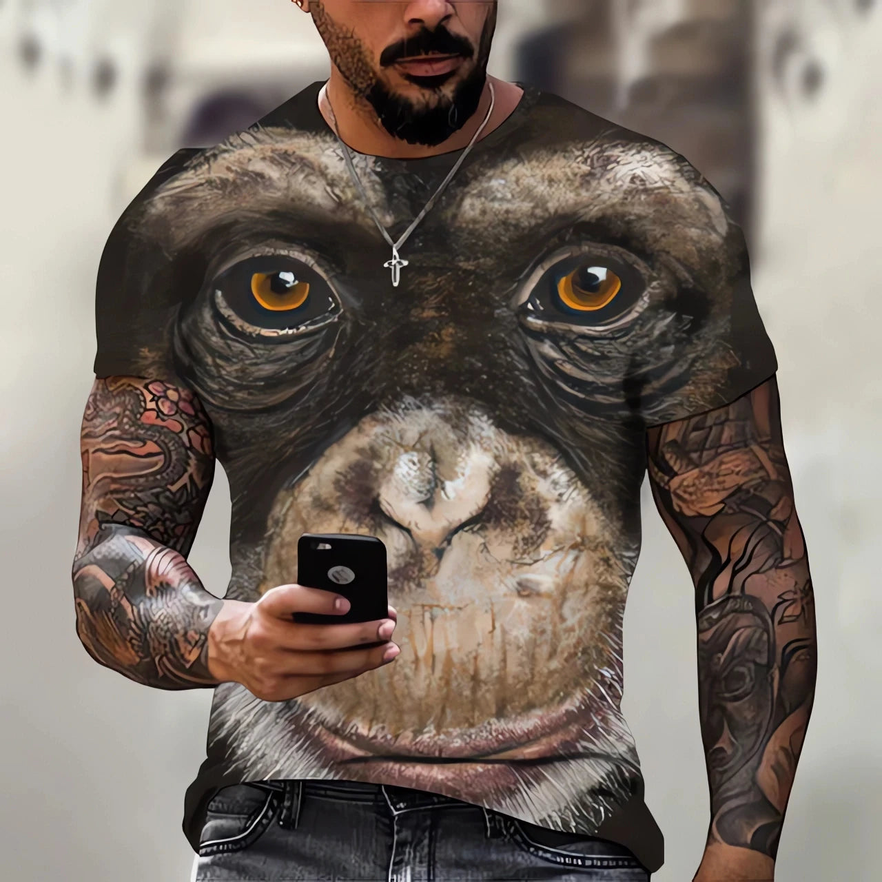 T-shirt imprimé animaux