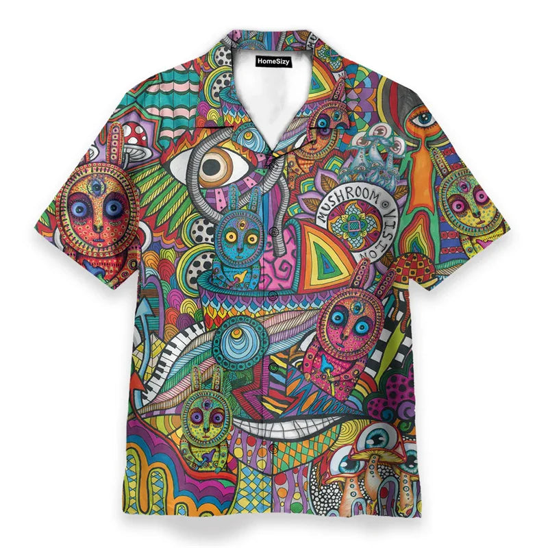 Chemise d'été drôle colorée - plusieurs modèles