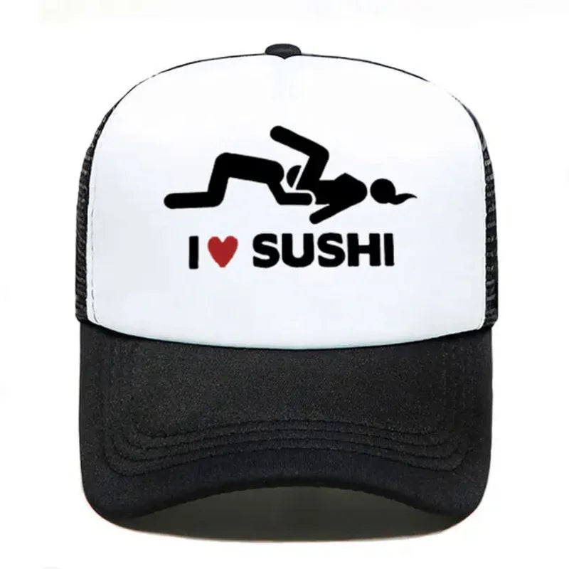 Casquette de baseball I love sushi