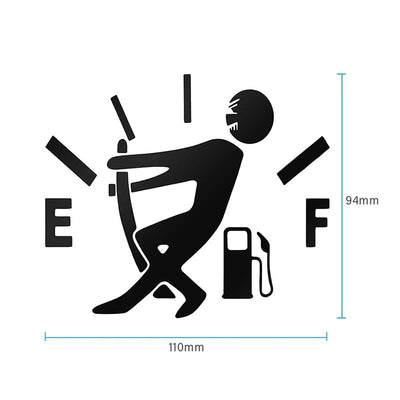 Autocollant Drôle Aiguille d'Essence