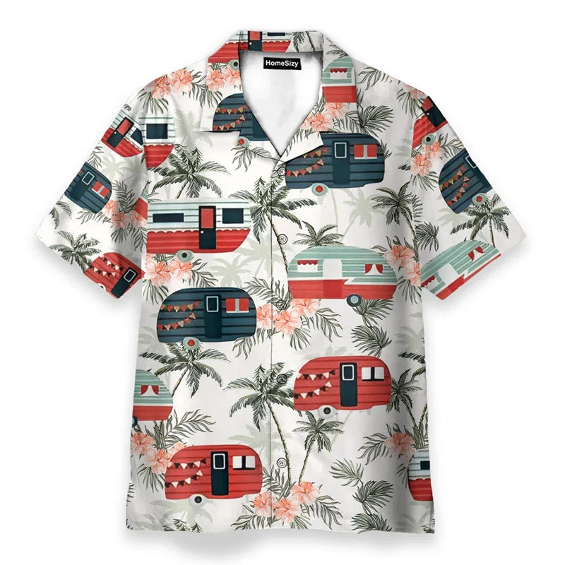 Chemise d'été drôle colorée - plusieurs modèles
