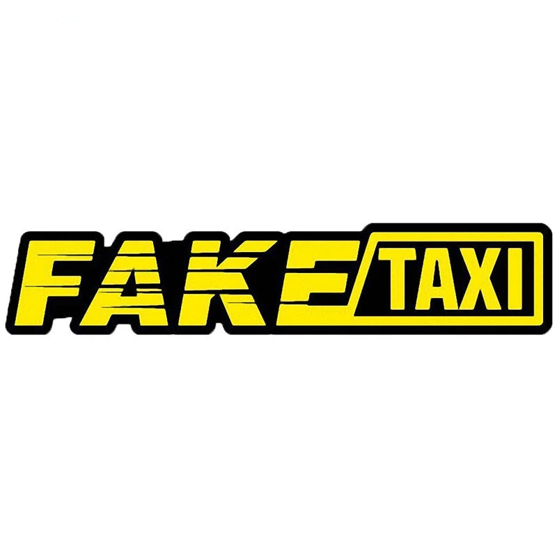 adhesif fake taxi voiture