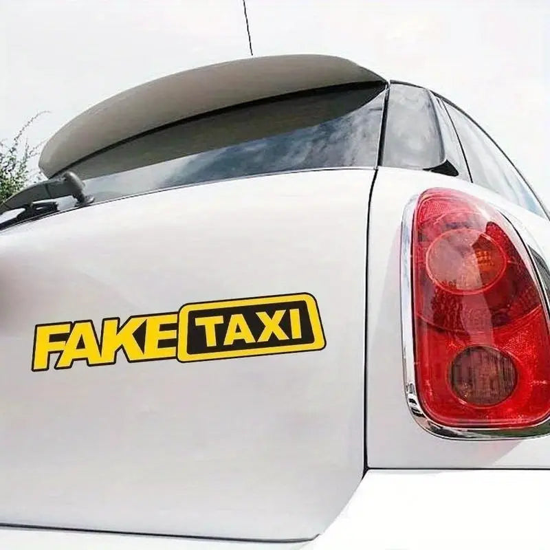 adhesif voiture faketaxi