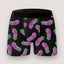 boxer aubergine tire la langue