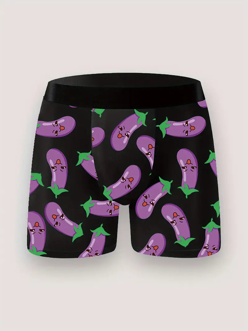 boxer aubergine tire la langue