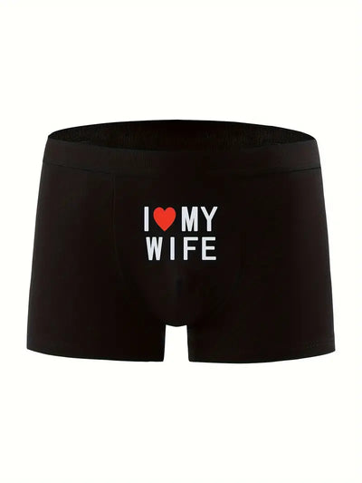 boxer calecon femme jalouse i love my wife