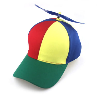 casquette helicoptere clown helices