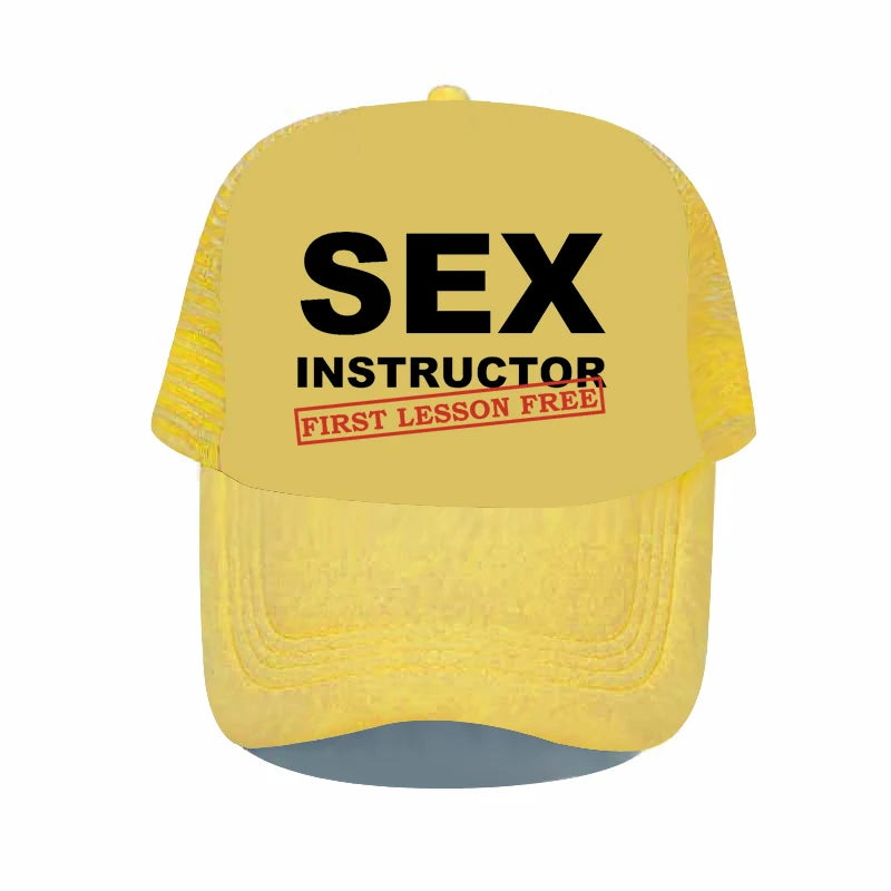 casquette drole sex instructor