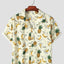 chemise imprimée banane ananas