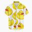 chemise canard blanche et jaune funky