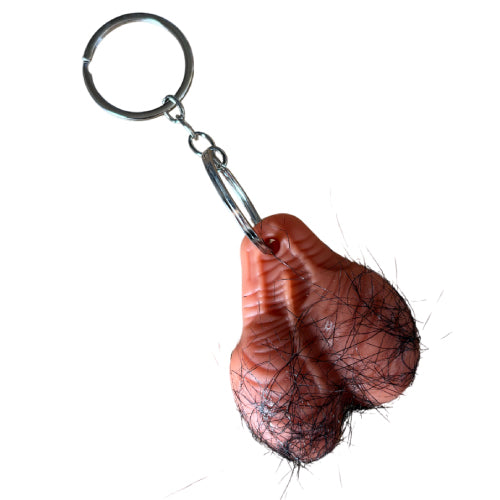 porte clé couilles poilue cadeau