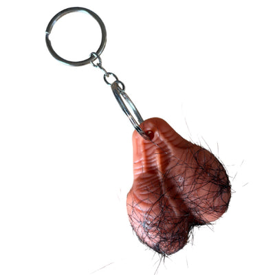 porte clé couilles poilue cadeau