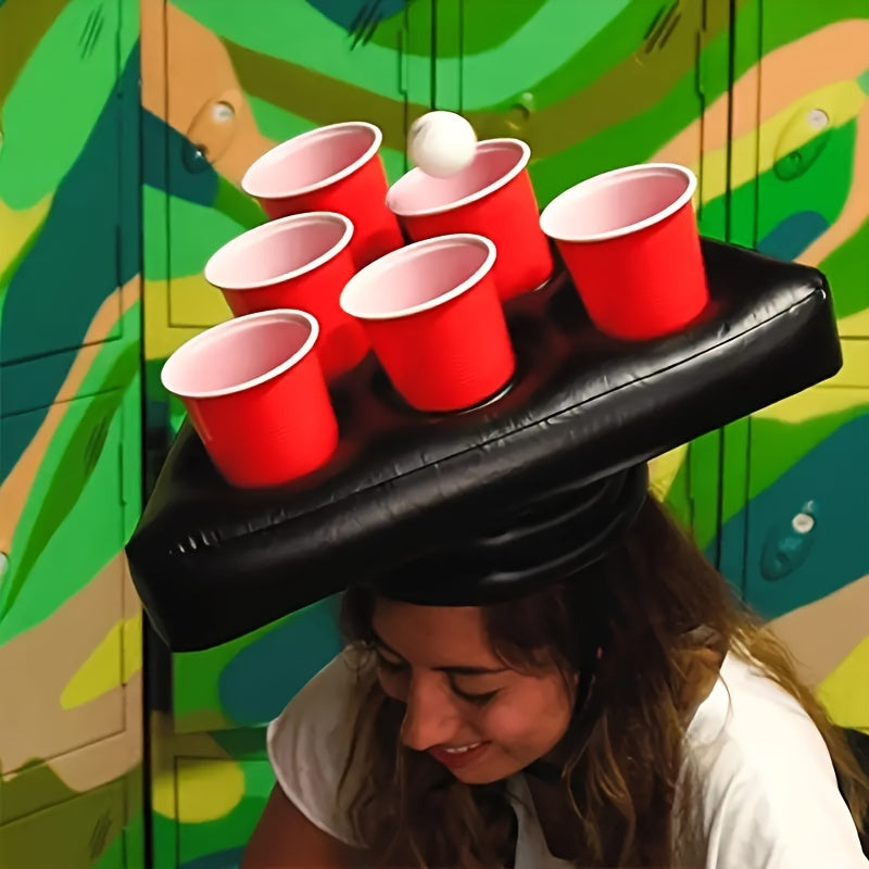 beer pong jeu gonflabe tête