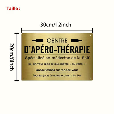 plaque vintage apéro