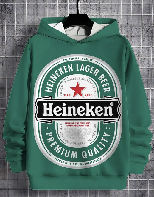 Sweat à capuche Heineken - en livraison express