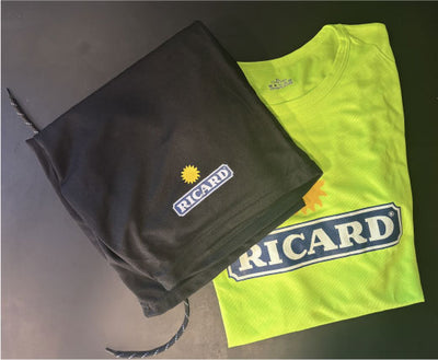 ensemble ricard jaune et noir