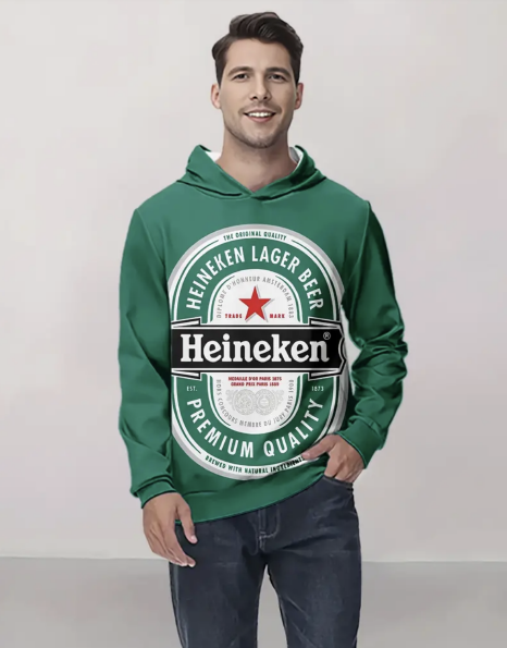 Sweat à capuche Heineken - en livraison express